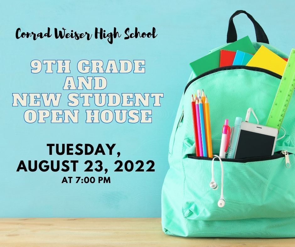 CWHS 9th Grade & New Student Open House