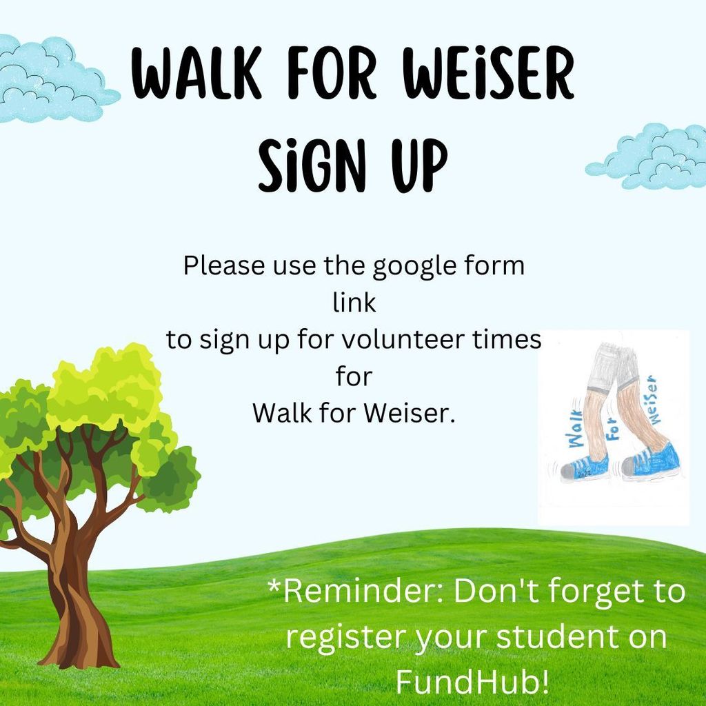 Walk for Weiser Sign Up