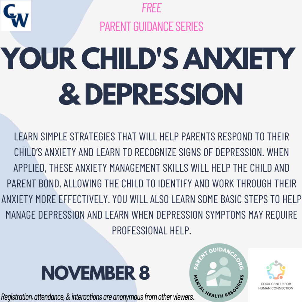 Learn simple strategies that will help parents respond to their child’s anxiety and learn to recognize signs of depression. When applied, these anxiety management skills will help the child and parent bond, allowing the child to identify and work through their anxiety more effectively. You will also learn some basic steps to help manage depression and learn when depression symptoms may require professional help.