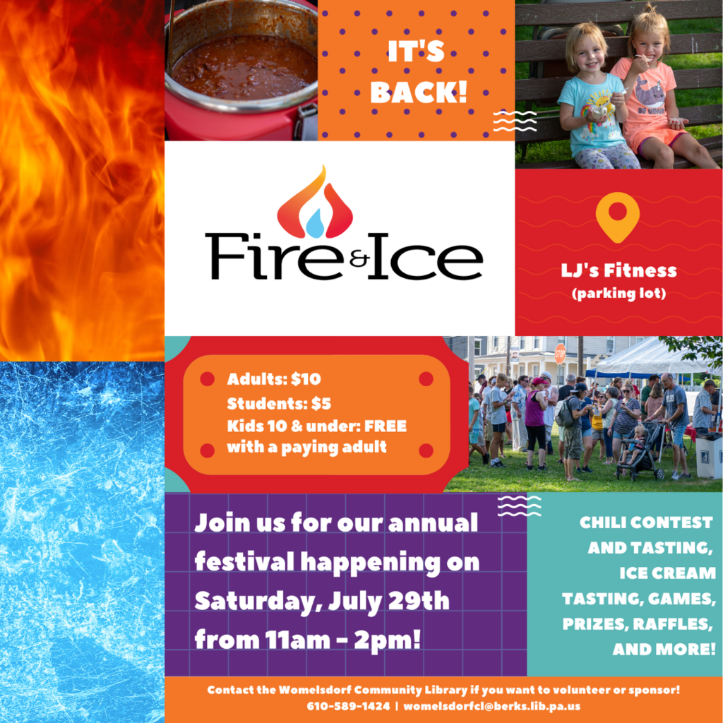 fire and ice on 7/29 at 11am