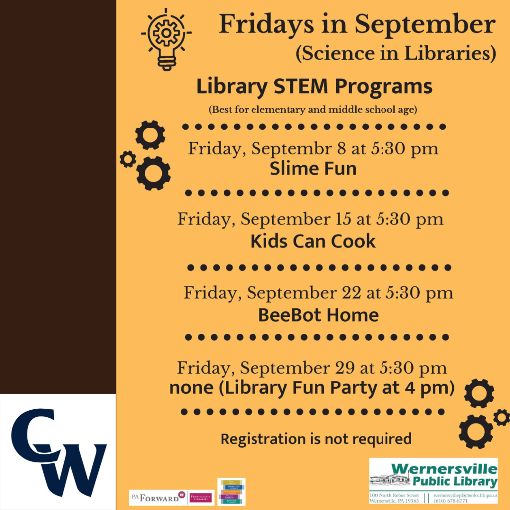 LIbrary events 9/2023