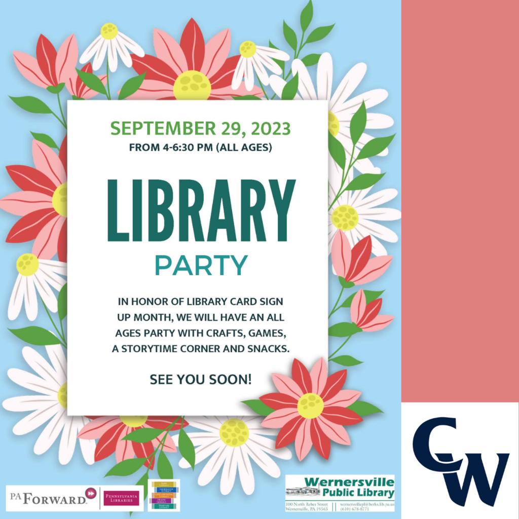 LIbrary events 9/23