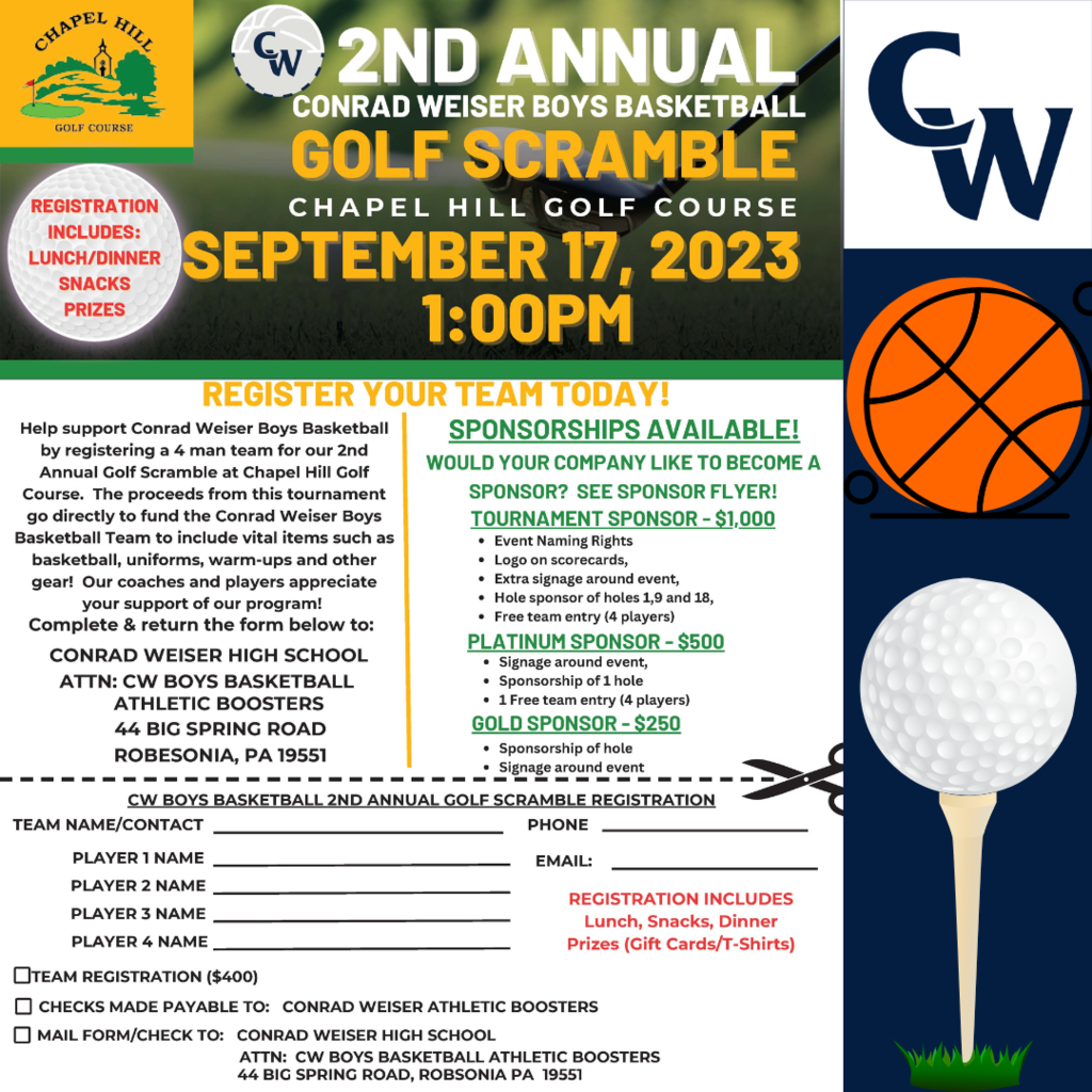 golf scramble at chapel hill on 9/17/2023 at 1pm