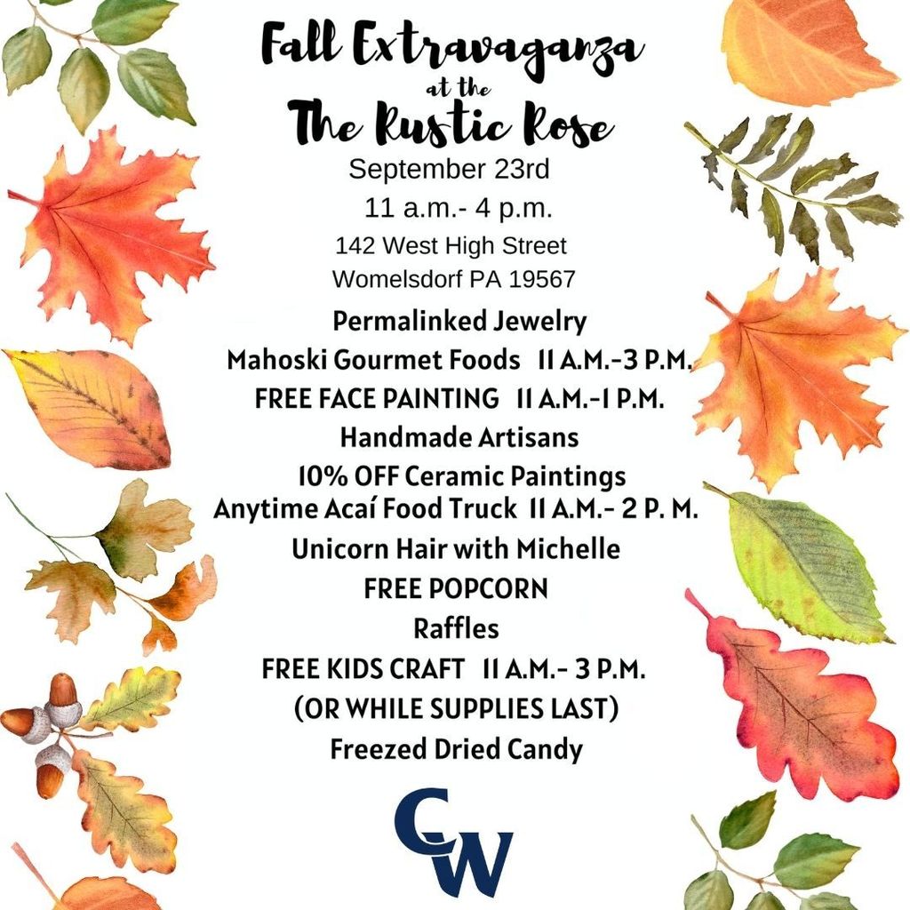 Fall Extravaganza @ The Rustic Rose