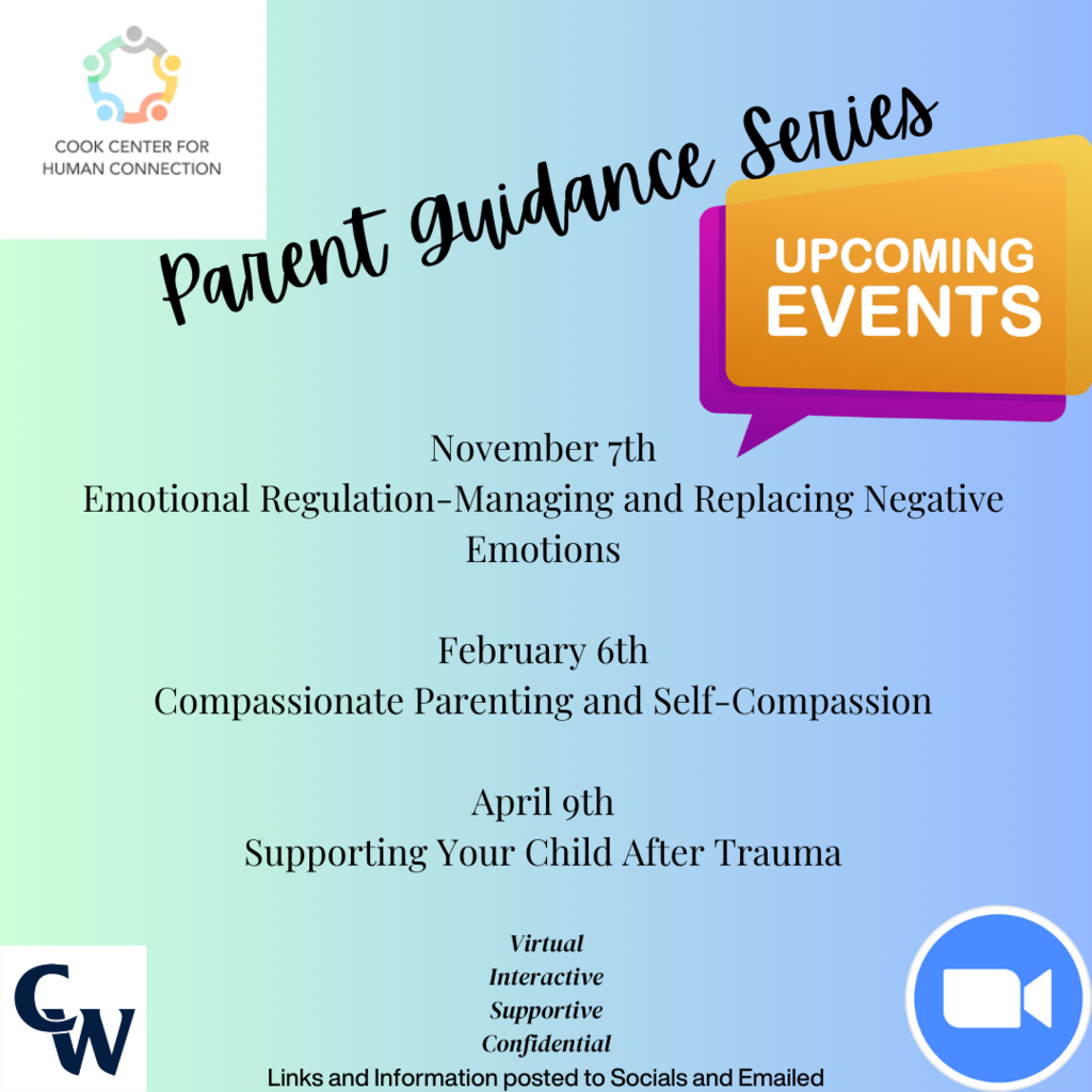 parent guidance upcomoing events. 11/7, 2/6, 4/9